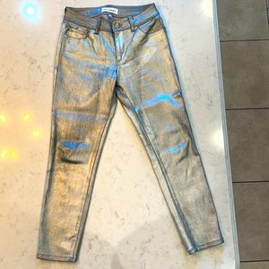 DL 1961 silver jeans.  Size 26